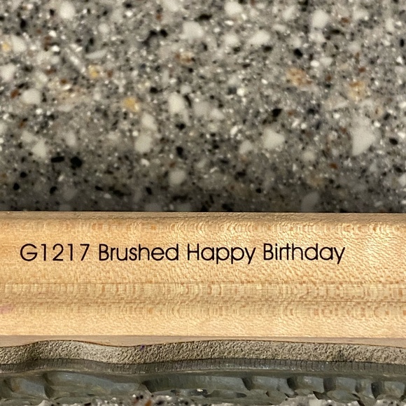 Paper Inspirations Happy Birthday rubber stamp - Picture 3 of 4